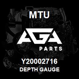 Y20002716 MTU DEPTH GAUGE | AGA Parts