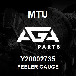 Y20002735 MTU FEELER GAUGE | AGA Parts