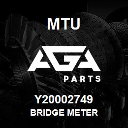 Y20002749 MTU BRIDGE METER | AGA Parts