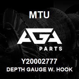 Y20002777 MTU DEPTH GAUGE W. HOOK | AGA Parts