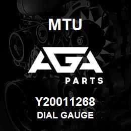 Y20011268 MTU DIAL GAUGE | AGA Parts