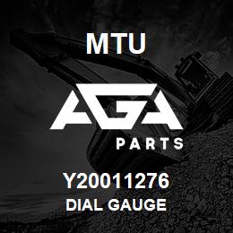 Y20011276 MTU DIAL GAUGE | AGA Parts