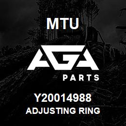 Y20014988 MTU ADJUSTING RING | AGA Parts