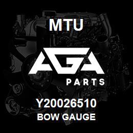 Y20026510 MTU BOW GAUGE | AGA Parts