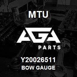 Y20026511 MTU BOW GAUGE | AGA Parts