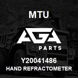 Y20041486 MTU HAND REFRACTOMETER | AGA Parts