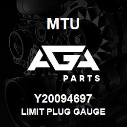 Y20094697 MTU LIMIT PLUG GAUGE | AGA Parts