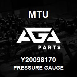 Y20098170 MTU PRESSURE GAUGE | AGA Parts