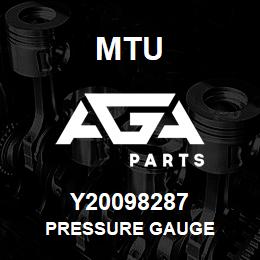 Y20098287 MTU PRESSURE GAUGE | AGA Parts