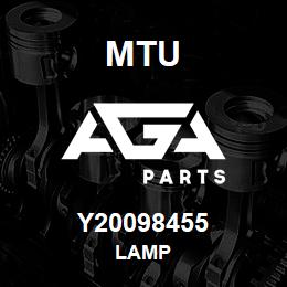 Y20098455 MTU LAMP | AGA Parts