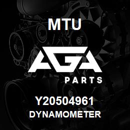 Y20504961 MTU DYNAMOMETER | AGA Parts