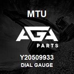 Y20509933 MTU DIAL GAUGE | AGA Parts