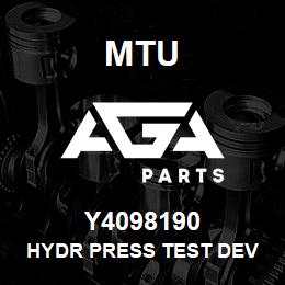 Y4098190 MTU HYDR PRESS TEST DEV | AGA Parts