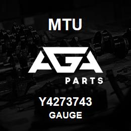 Y4273743 MTU GAUGE | AGA Parts