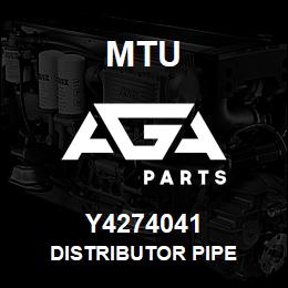 Y4274041 MTU DISTRIBUTOR PIPE | AGA Parts