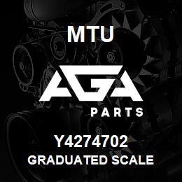 Y4274702 MTU GRADUATED SCALE | AGA Parts