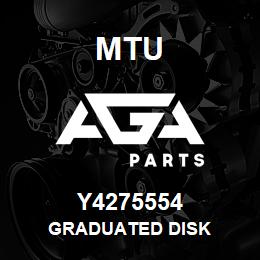 Y4275554 MTU GRADUATED DISK | AGA Parts