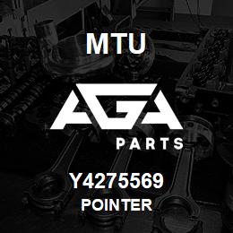 Y4275569 MTU POINTER | AGA Parts