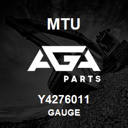 Y4276011 MTU GAUGE | AGA Parts