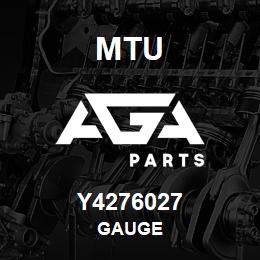 Y4276027 MTU GAUGE | AGA Parts