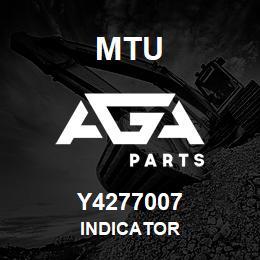 Y4277007 MTU INDICATOR | AGA Parts