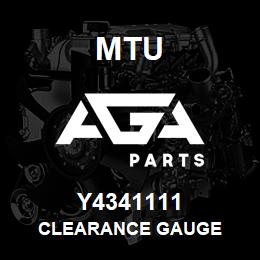 Y4341111 MTU CLEARANCE GAUGE | AGA Parts