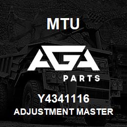 Y4341116 MTU ADJUSTMENT MASTER | AGA Parts