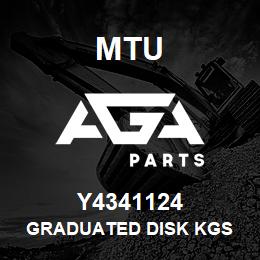 Y4341124 MTU GRADUATED DISK KGS | AGA Parts