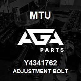 Y4341762 MTU ADJUSTMENT BOLT | AGA Parts