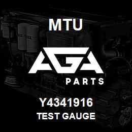 Y4341916 MTU TEST GAUGE | AGA Parts