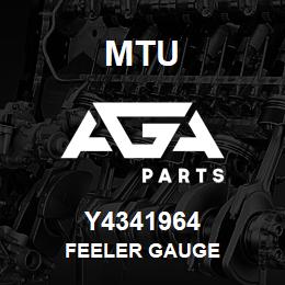 Y4341964 MTU FEELER GAUGE | AGA Parts