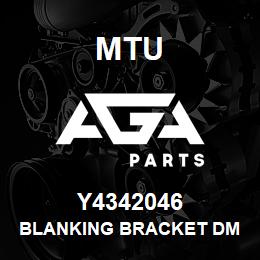 Y4342046 MTU BLANKING BRACKET DM 141 | AGA Parts