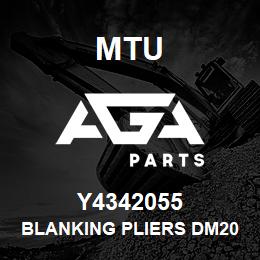 Y4342055 MTU BLANKING PLIERS DM200 | AGA Parts