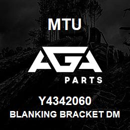 Y4342060 MTU BLANKING BRACKET DM 147 | AGA Parts