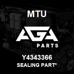 Y4343366 MTU Sealing Part* | AGA Parts