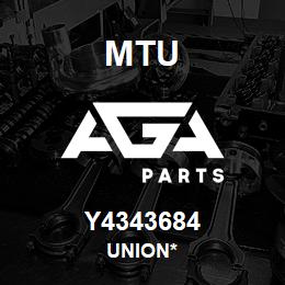 Y4343684 MTU Union* | AGA Parts