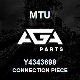 Y4343698 MTU CONNECTION PIECE | AGA Parts