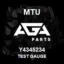 Y4345234 MTU TEST GAUGE | AGA Parts