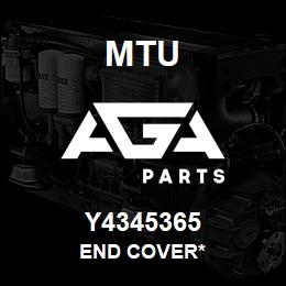 Y4345365 MTU End Cover* | AGA Parts