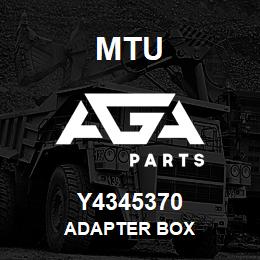 Y4345370 MTU ADAPTER BOX | AGA Parts