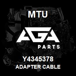 Y4345378 MTU ADAPTER CABLE | AGA Parts