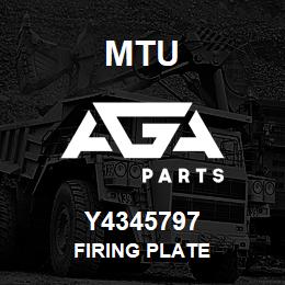 Y4345797 MTU Firing Plate | AGA Parts