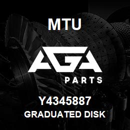 Y4345887 MTU GRADUATED DISK | AGA Parts