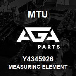 Y4345926 MTU MEASURING ELEMENT | AGA Parts