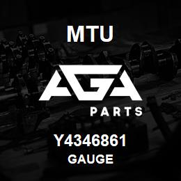 Y4346861 MTU GAUGE | AGA Parts