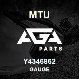 Y4346862 MTU GAUGE | AGA Parts