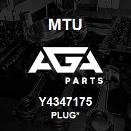 Y4347175 MTU Plug* | AGA Parts