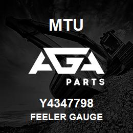 Y4347798 MTU FEELER GAUGE | AGA Parts