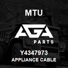 Y4347973 MTU APPLIANCE CABLE | AGA Parts