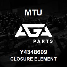 Y4348609 MTU Closure Element | AGA Parts